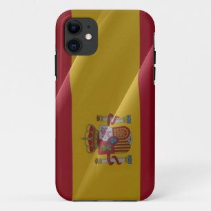 Flag waving of Spain - iPhone 11 Case