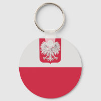 Flaga Polski z godłem - Flag of Poland