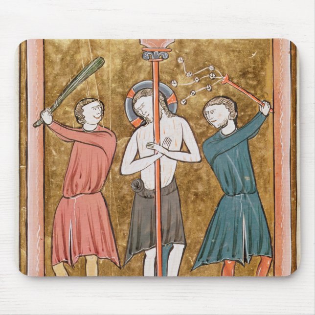 Flagellation, from 'Psautier a l'Usage de Paris' Mouse Pad (Front)