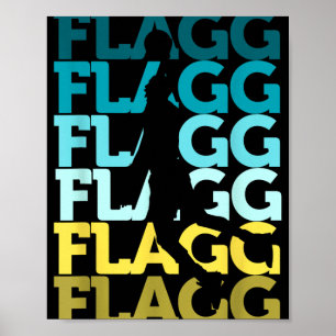 Flagg Basketball Inspire Fan Sports Poster