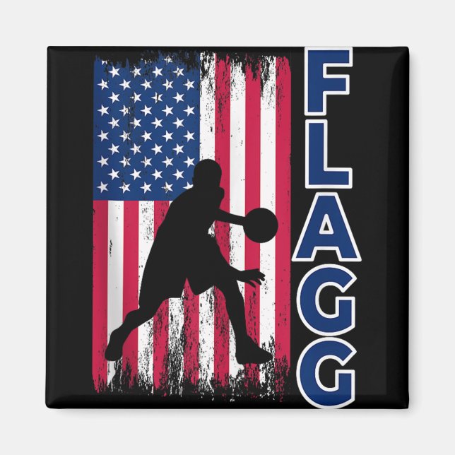 Flagg Basketball Inspire Fan Sports Tank Top_1  Magnet (Front)