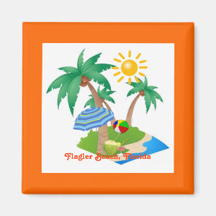 FlaglerBeach, Florida refrigerator magnet template