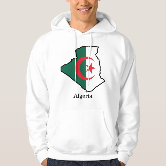 Flags and countries Algeria Hoodie (Front)