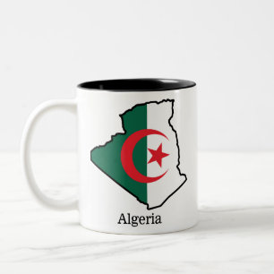 Flags and countries Algeria Two-Tone Coffee Mug