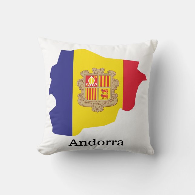 Flags and countries Andorra Cushion (Front)