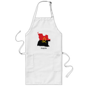 Flags and countries Angola Long Apron