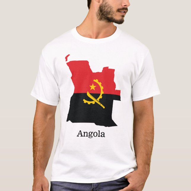 Flags and countries Angola T-Shirt (Front)