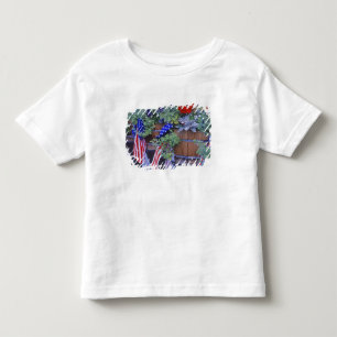 Flags and Flowers in Philipsburg Montana Toddler T-Shirt