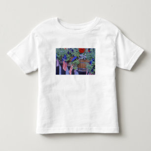 Flags and Flowers in Philipsburg Montana Toddler T-Shirt