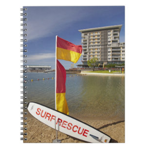 Flags and surf rescue board notebook