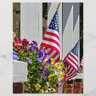 Flags + Flowers