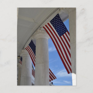 Flags Flying Postcard