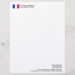 Flags - France Personalized Letterhead