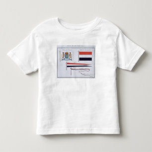 Flags from the Kingdom of the Netherlands, from a Toddler T-Shirt