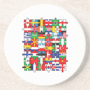 Flags of Countries of the World international flag Coaster