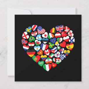 Flags of Countries of the World international flag Invitation