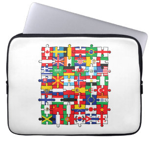 Flags of Countries of the World international flag Laptop Sleeve