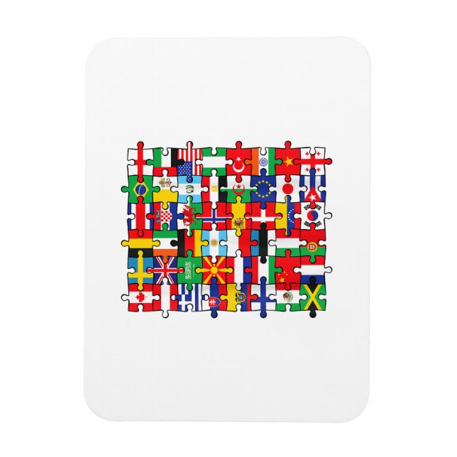 Flags of Countries of the World international flag Magnet (Vertical)
