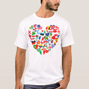 Flags of Countries of the World international flag T-Shirt