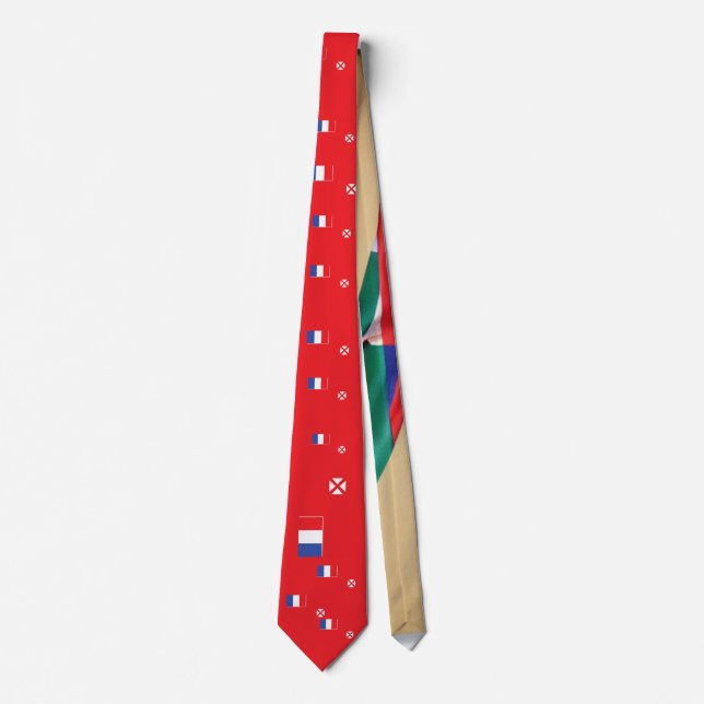 Flags Of Inspiration (Wallis and Futuna Islands) Tie (Front)