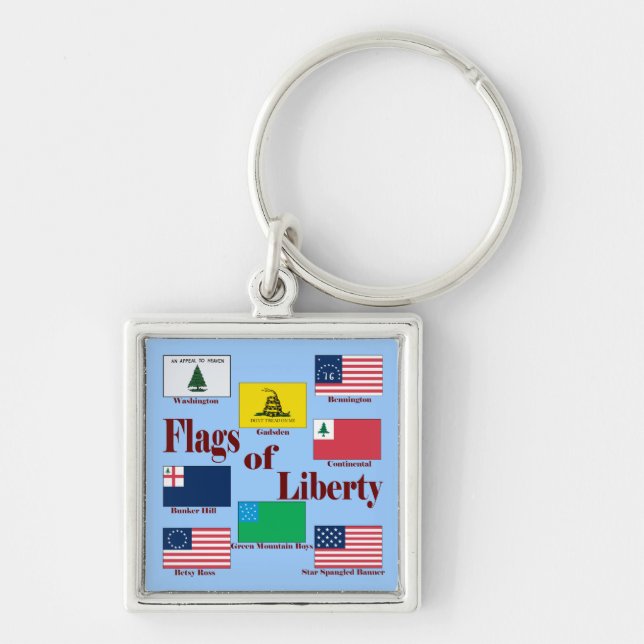 Flags of Liberty Key Ring (Front)