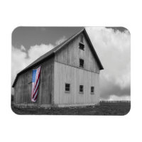 Flags of Our Farmers - Barn with American Flag