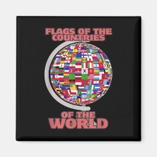 Flags Of The Countries Of The World International  Magnet