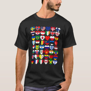 Flags Of The Countries Of The World International T-Shirt