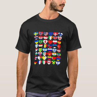 Flags Of The Countries Of The World International T-Shirt
