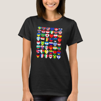 Flags Of The Countries Of The World International T-Shirt