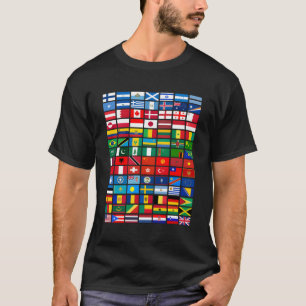 Flags Of The Countries Of The World International T-Shirt