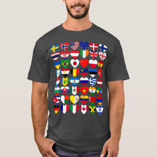 Flags of the Countries of the WorldInternational T-Shirt