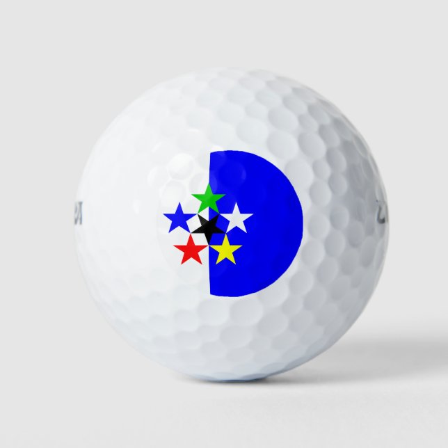 Flags of the World - FOTW - flag Golf Balls (Front)