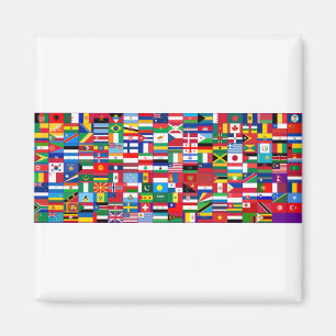 Flags of the World Magnet