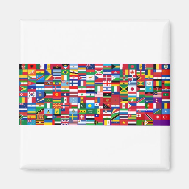 Flags of the World Magnet (Front)