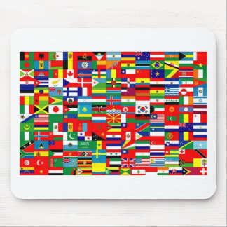 FLAGS OF THE WORLD MOUSE PAD