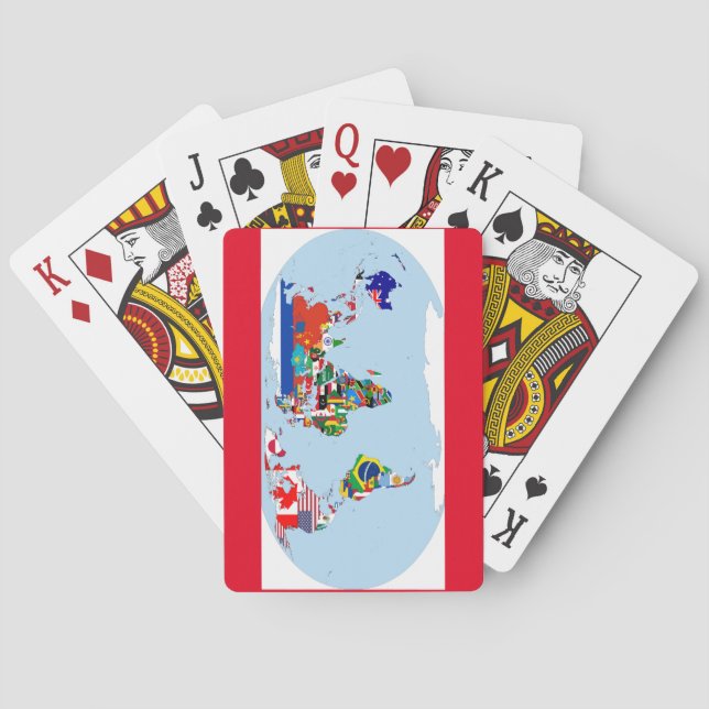 Flags of the world playing cards (Back)
