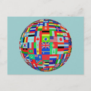 Flags of the World Postcard