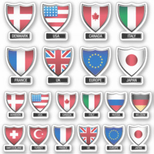 Flags of the World Shield