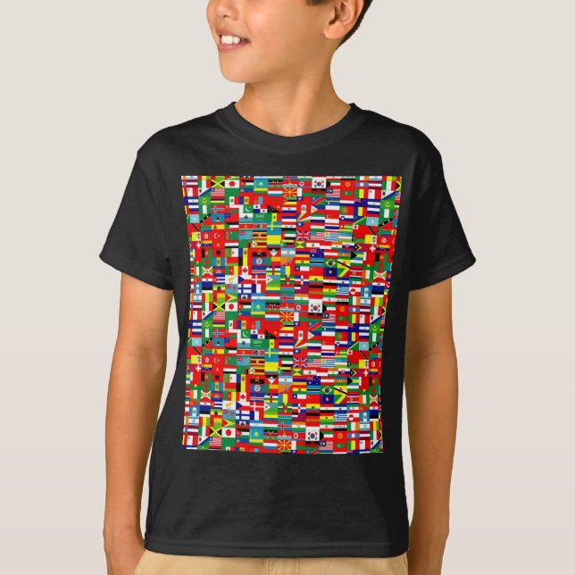 FLAGS OF THE WORLD T-Shirt (Front)