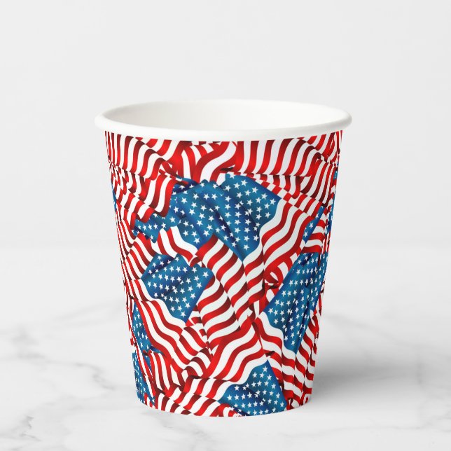 Flags Paper Cups (Front)
