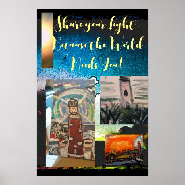 Flagship Share Your Light Poster (Front)