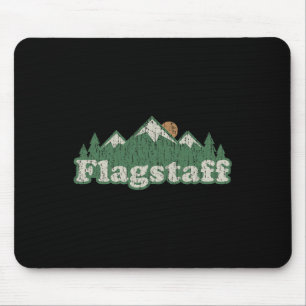Flagstaff Arizona Az T Shirt Vintage Hiking Mounta Mouse Pad