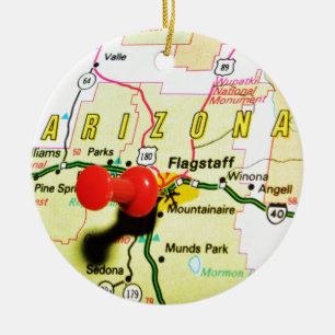 Flagstaff, Arizona Ceramic Ornament
