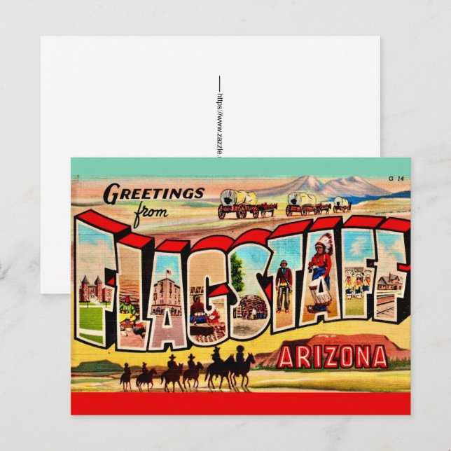 Flagstaff Arizona Postcard (Front/Back)