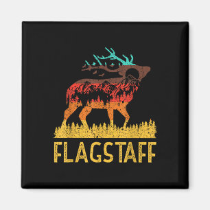 Flagstaff - love nature vintage hiking 70s 80s  magnet