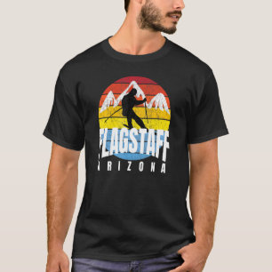 Flagstaff Retro Vintage Sunset Pro Skier Flagstaff T-Shirt