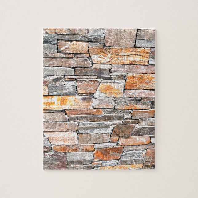 Flagstone | natural stone pattern | bricks jigsaw puzzle (Vertical)