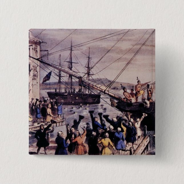 Flair Pin : Boston Tea Party (Front)