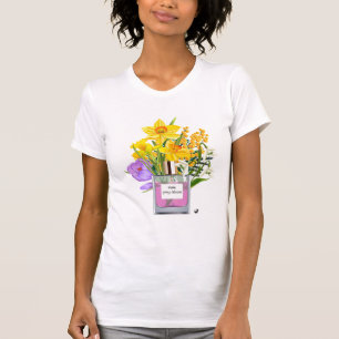 Flakon Pure spring blossom with spring flowers T-Shirt